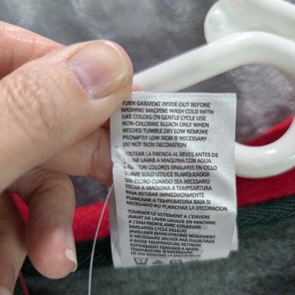 NHL Minnesota Wild Sweatshirt Mens Small Hoodie Pullover Hockey Green Red - Picture 9 of 9